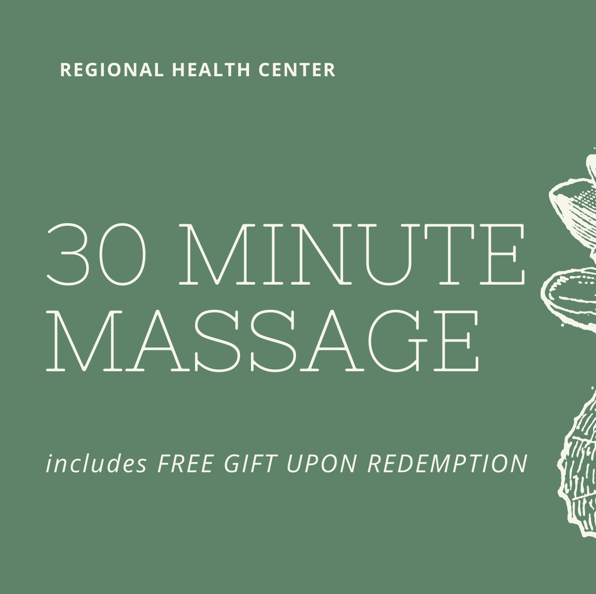30 Min Massage With Free T 1929